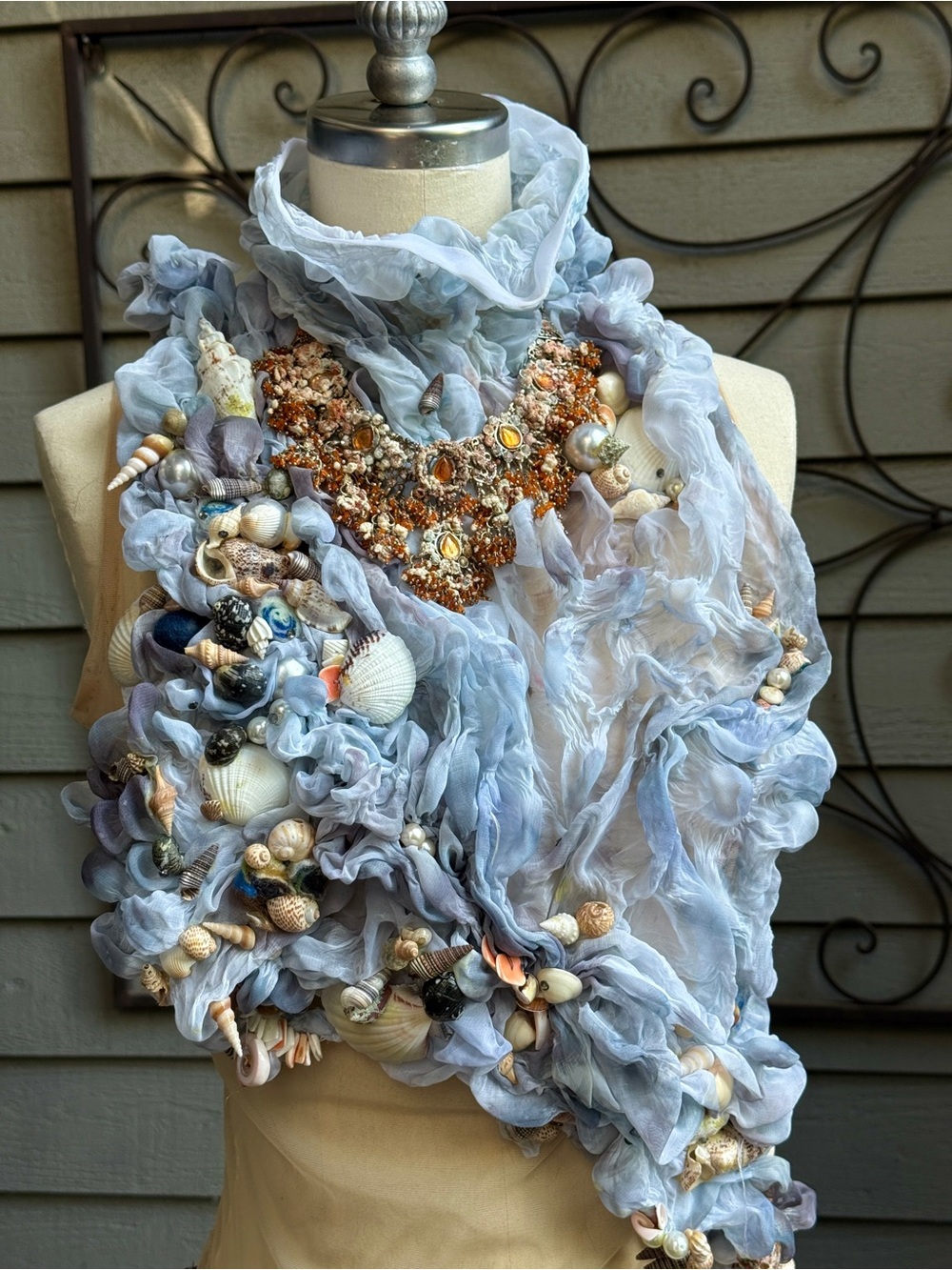 OOAK| Sea Siron | Ocean Queen | Sea Goddess | Couture Gown | Size 4